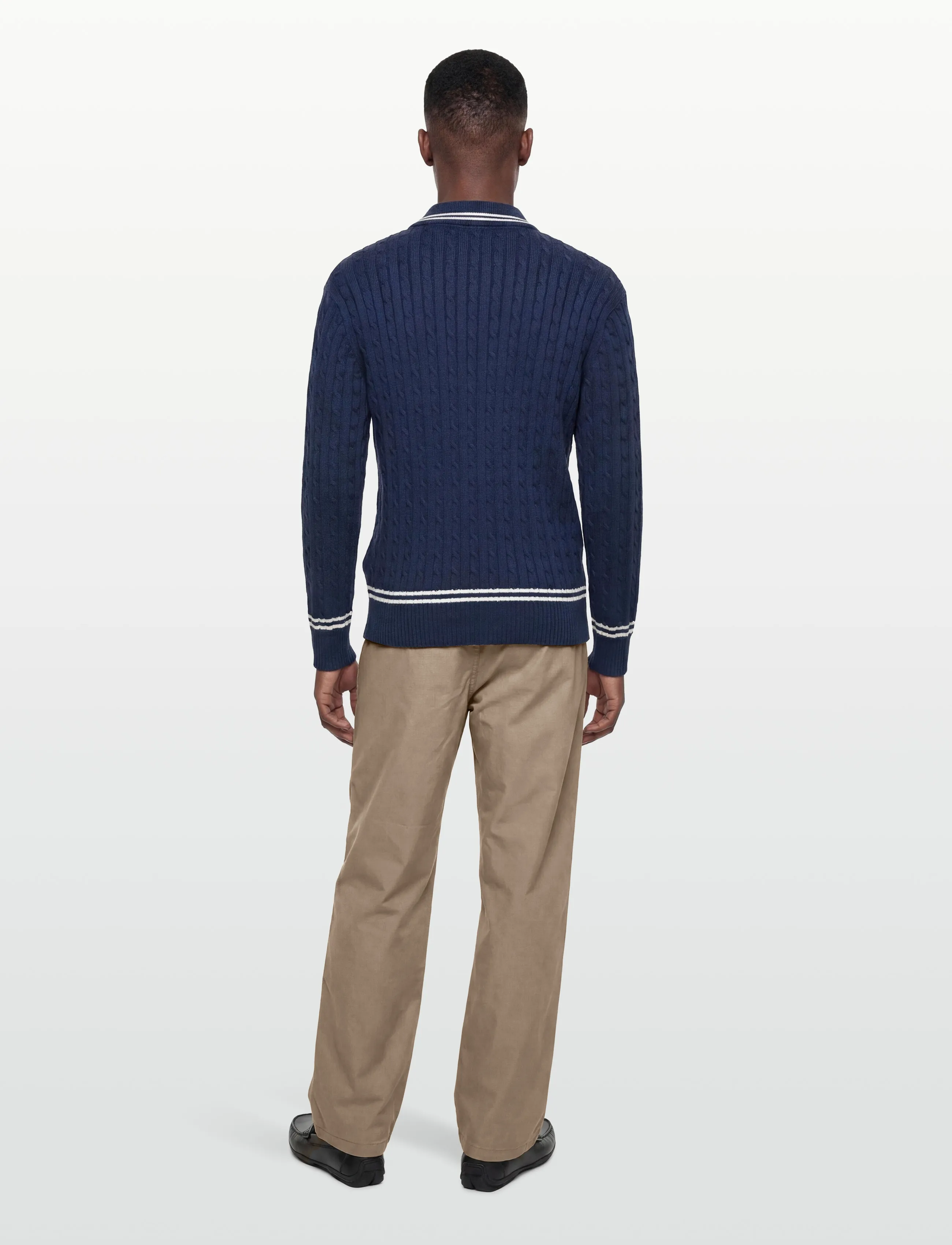 Baracuta - CRICKET  POLO - långärmade stickade pikétröjor - navy - 4