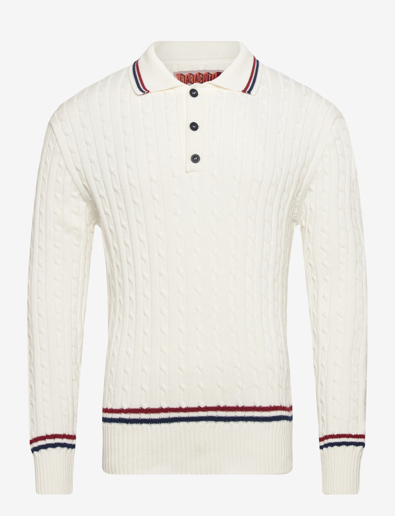Baracuta - CRICKET  POLO - stickade pikéer - off white - 0