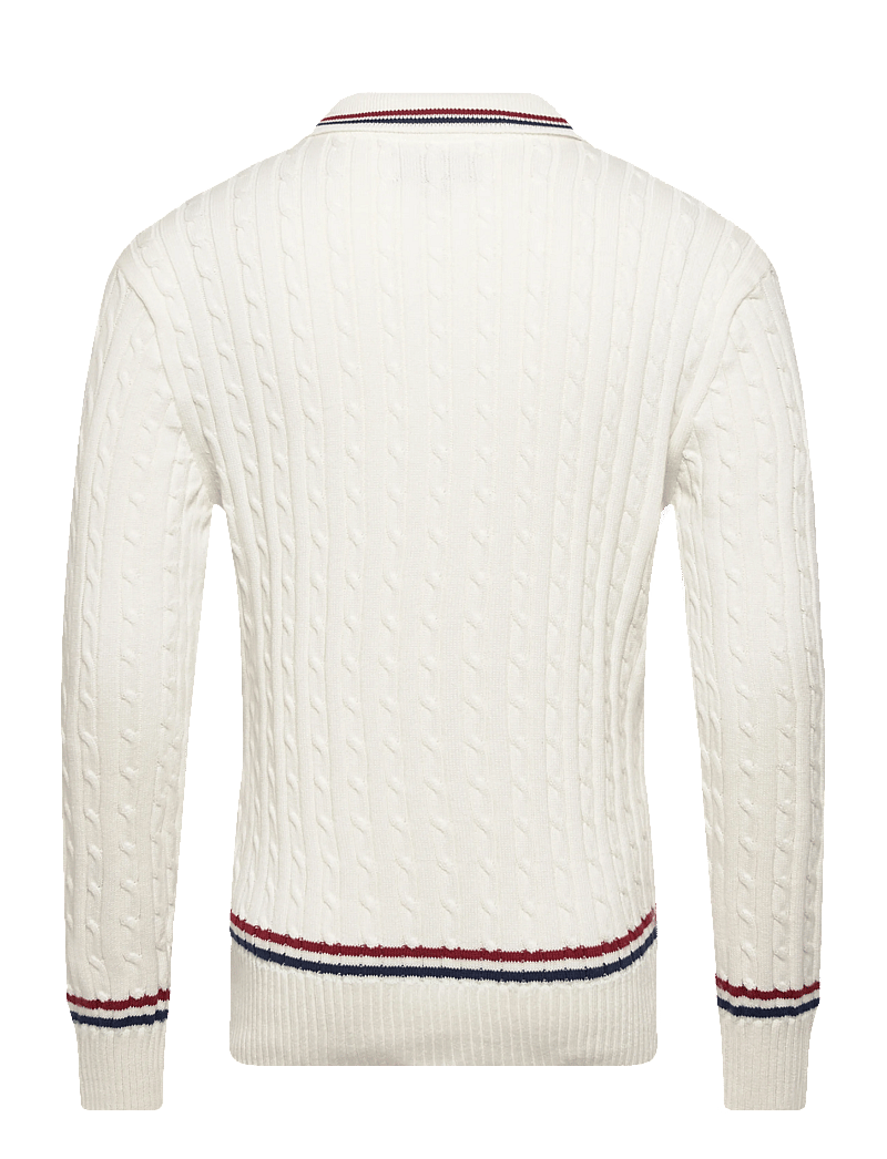 Baracuta - CRICKET POLO - stickade pikéer - off white - 1