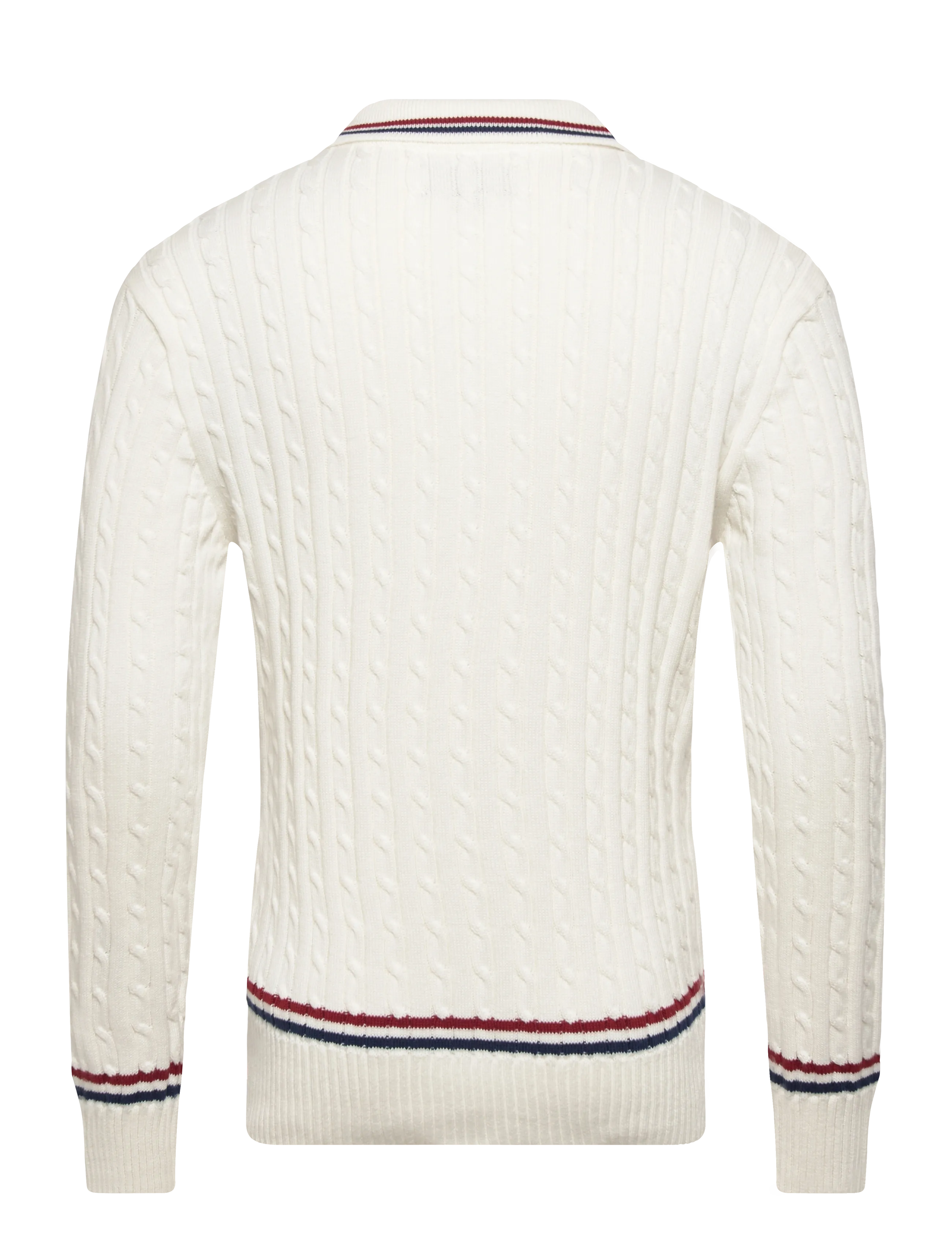 Baracuta - CRICKET  POLO - langärmelige gestrickte polohemden - off white - 2