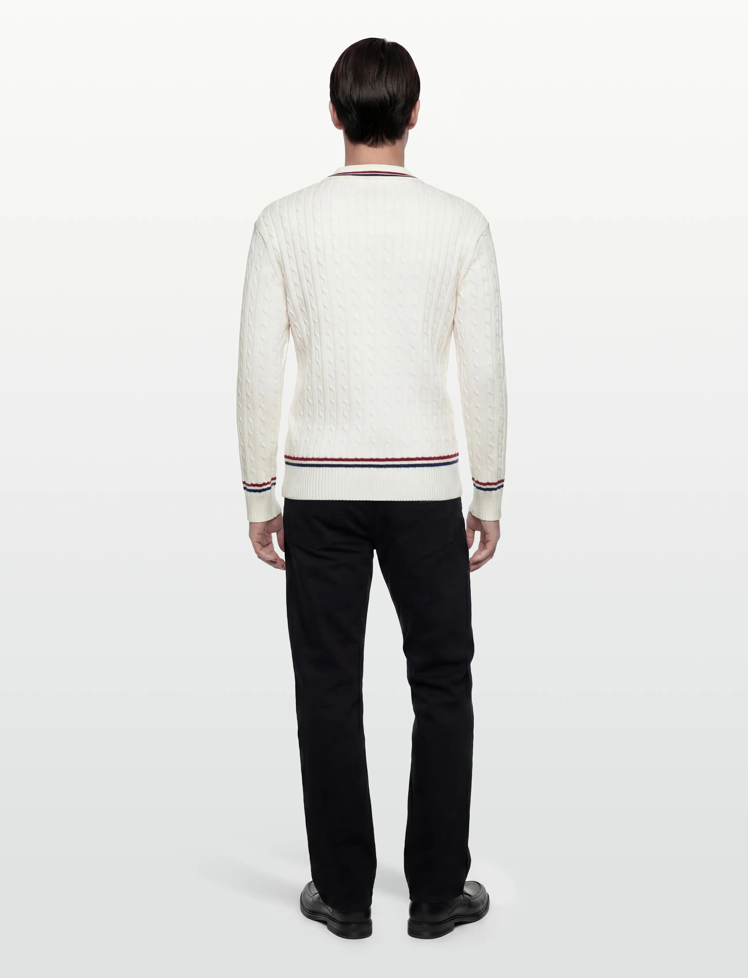 Baracuta - CRICKET  POLO - langärmelige gestrickte polohemden - off white - 4