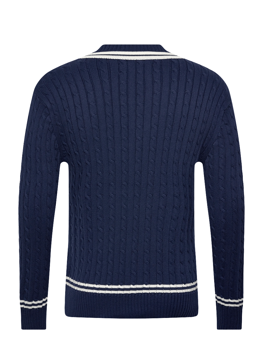 Baracuta - CRICKET V NECK - v-ausschnitt - navy - 2