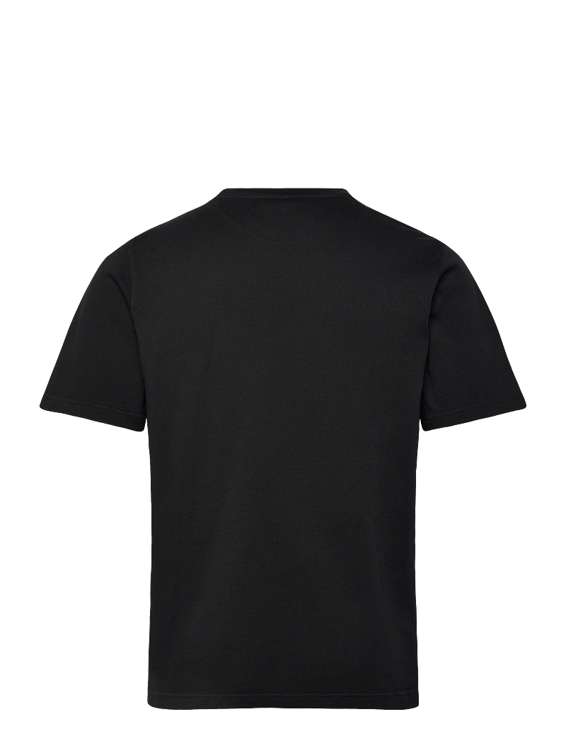 Baracuta - ICON LOGO EMBROIDERED TEE - kortærmede t-shirts - black - 1