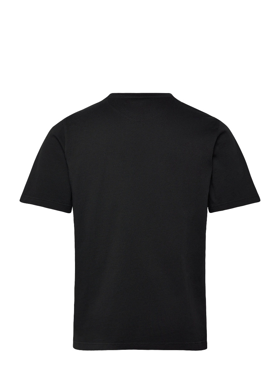 Baracuta - ICON LOGO EMBROIDERED TEE - kortermede t-skjorter - black - 2