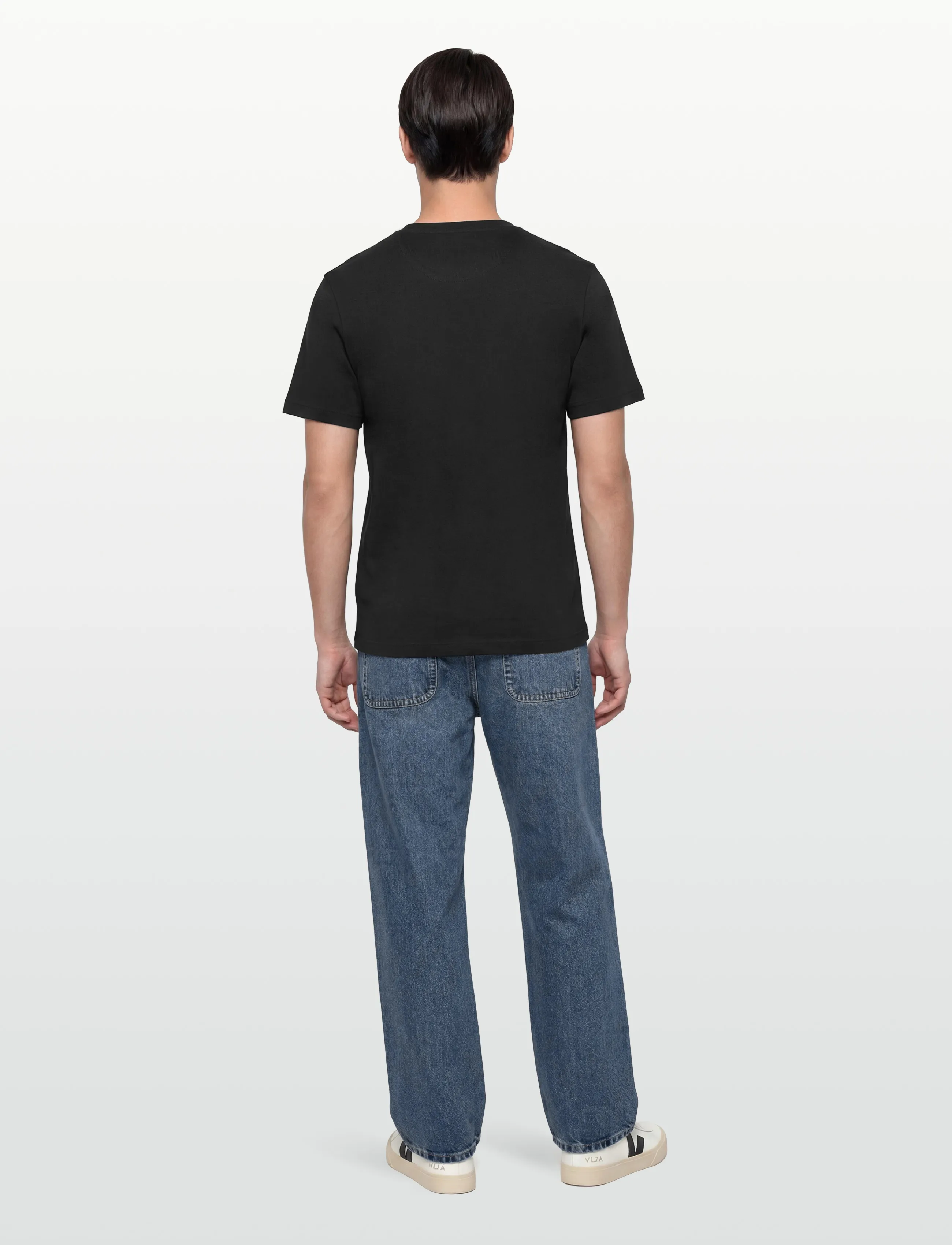 Baracuta - ICON LOGO EMBROIDERED TEE - kurzärmelig - black - 4