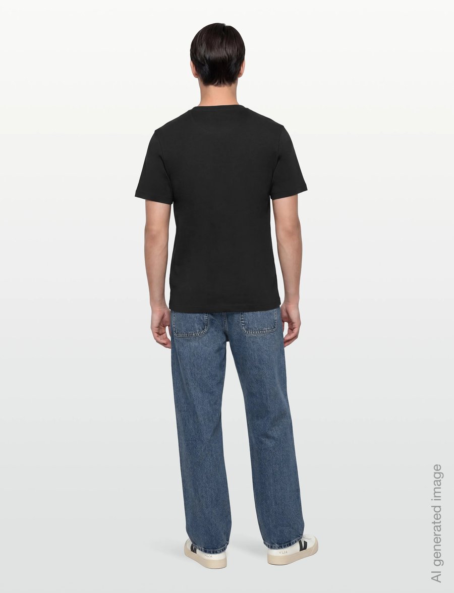 Baracuta - ICON LOGO EMBROIDERED TEE - kortermede t-skjorter - black - 4