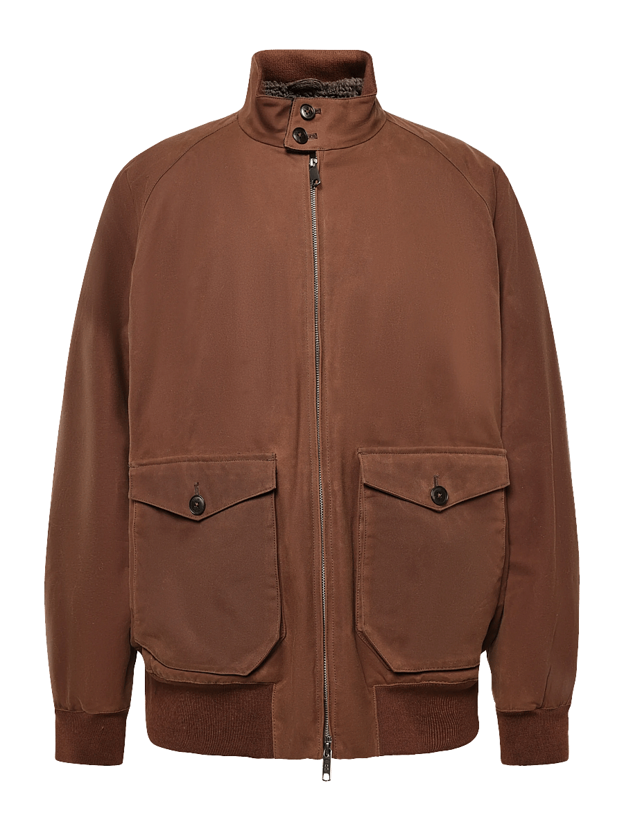 Baracuta - WAXED G9 POCKET - herbstjacken - chocolate - 0