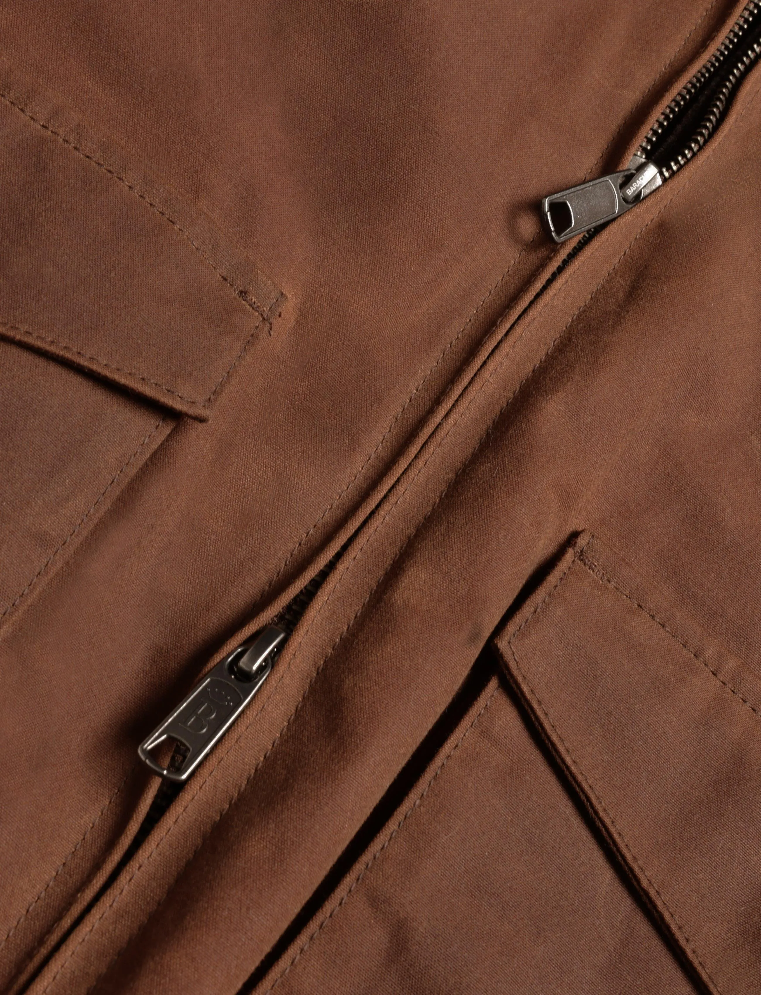Baracuta - WAXED G9 POCKET - herbstjacken - chocolate - 3