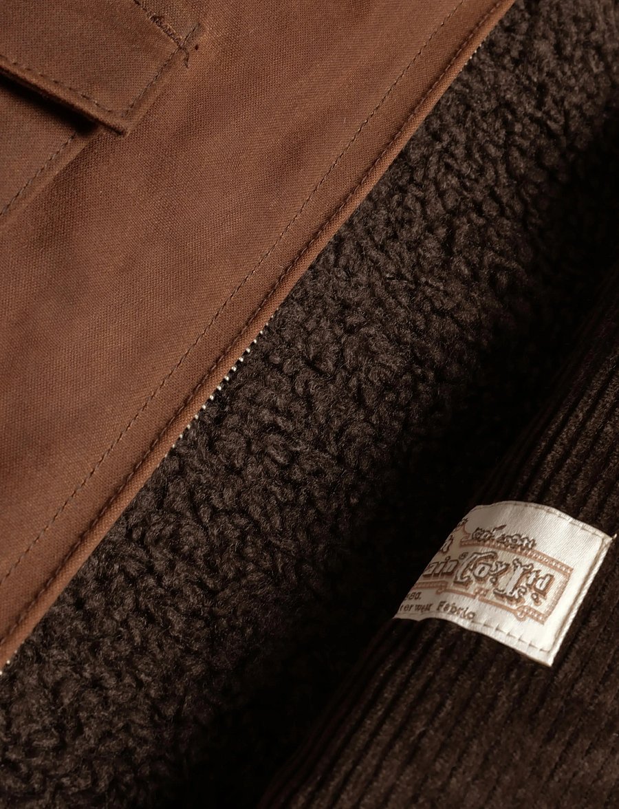 Baracuta - WAXED G9 POCKET - herbstjacken - chocolate - 4