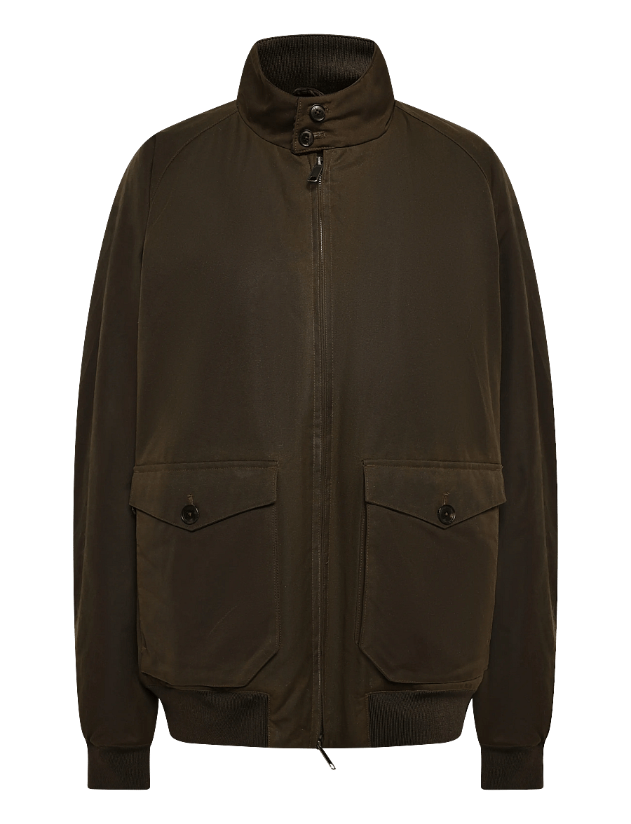 Baracuta - WAXED G9 POCKET - herbstjacken - deep moss - 0