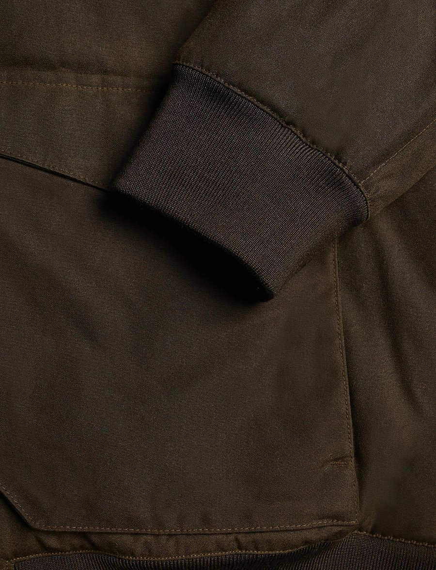 Baracuta - WAXED G9 POCKET - herbstjacken - deep moss - 3