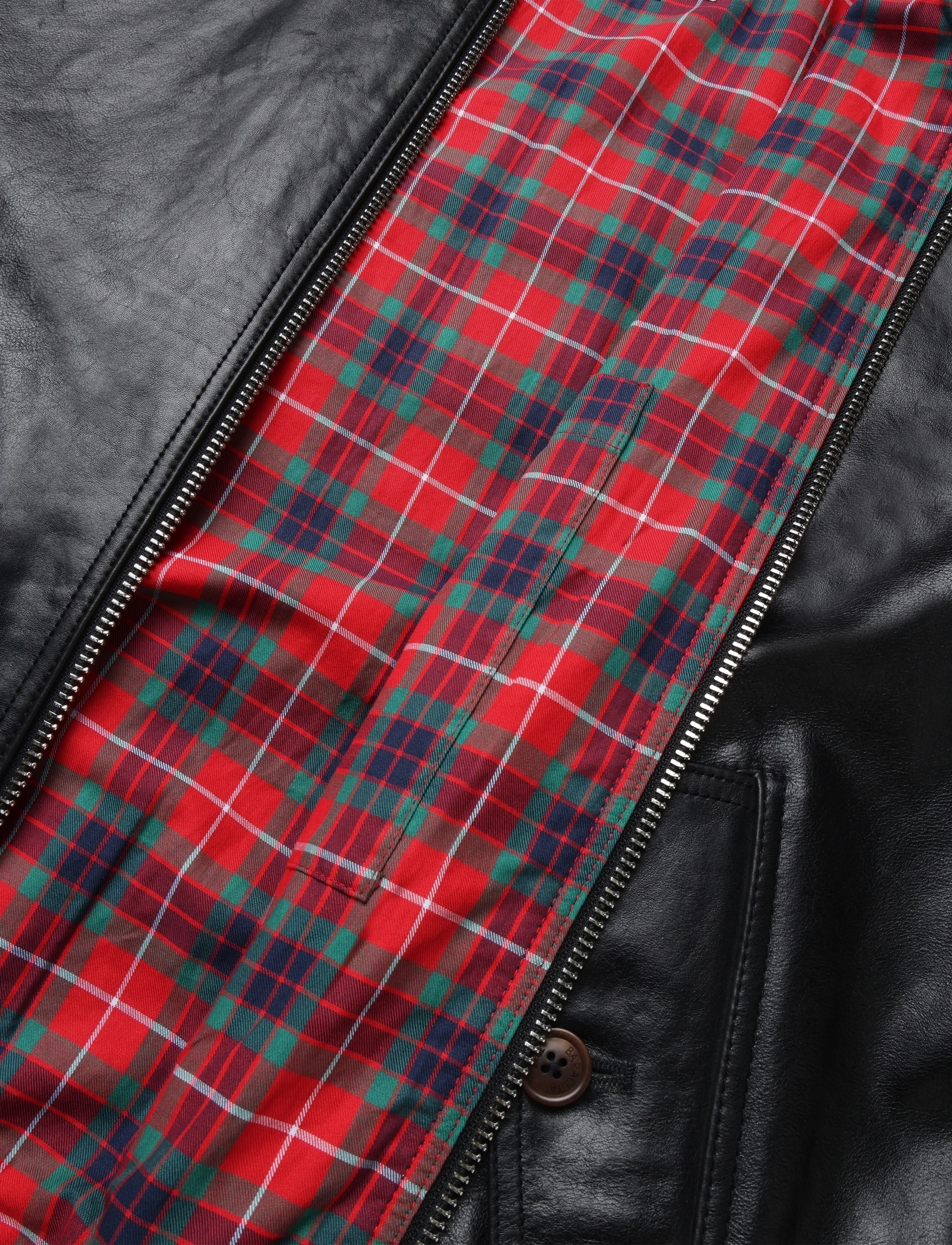 Baracuta - LEATHER G9 - black - 4