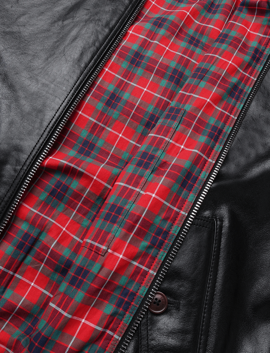 Baracuta - LEATHER G9 - black - 4