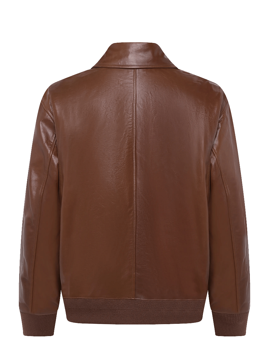 Baracuta - LEATHER G18 FLIGHT JACKET - fall jackets - chocolate - 1