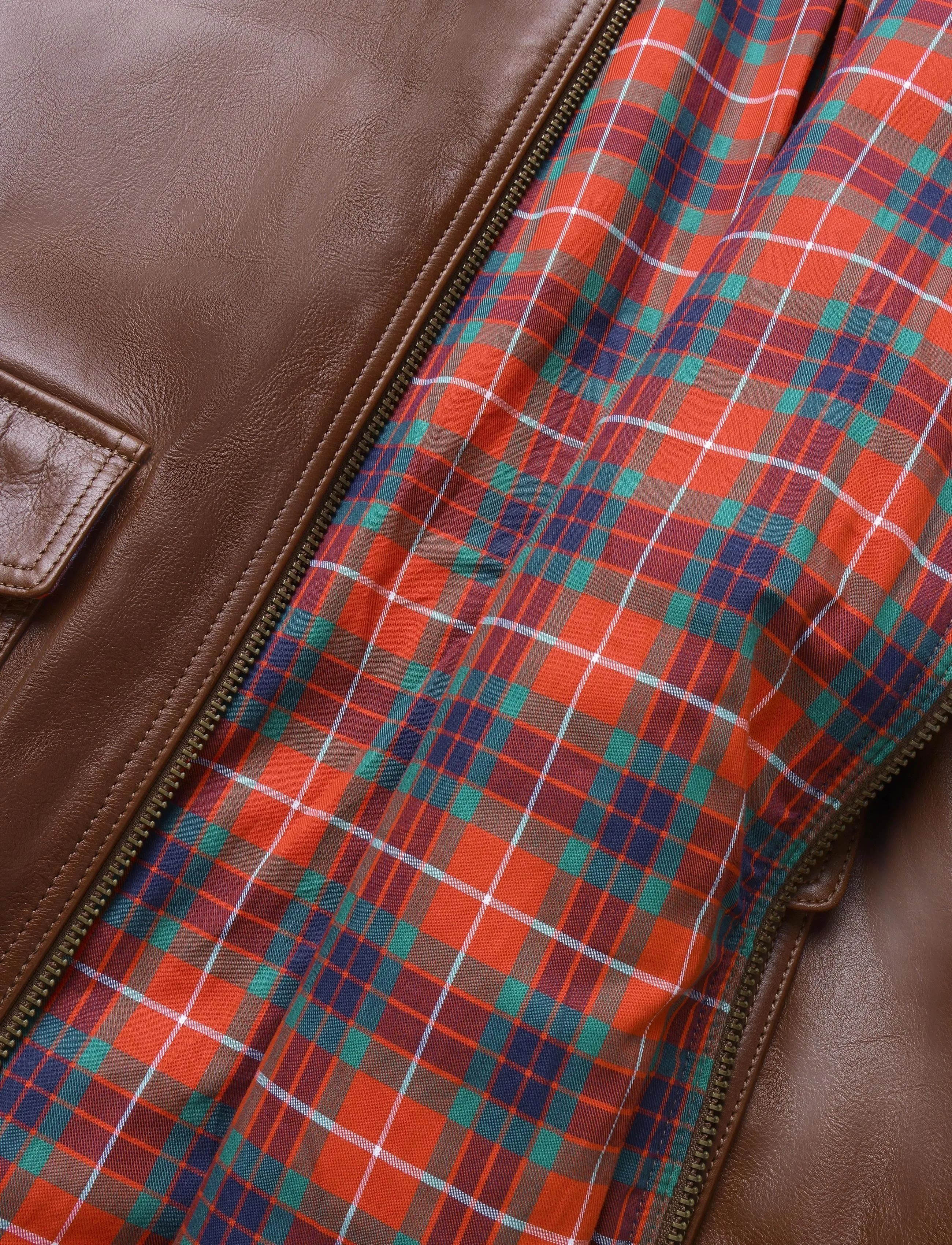 Baracuta - LEATHER G18 FLIGHT JACKET - fall jackets - chocolate - 4