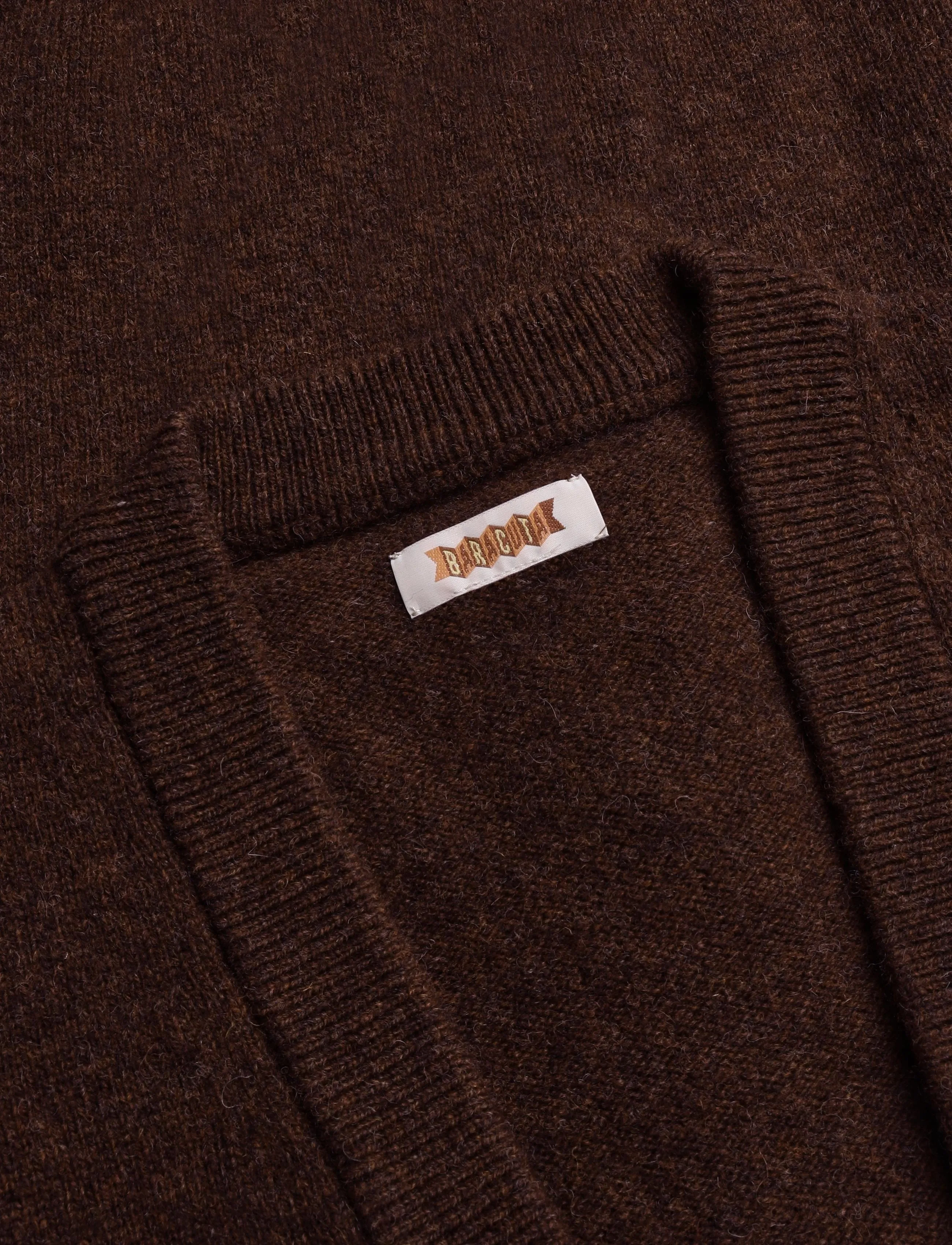 Baracuta - SHETLAND CARDIGAN - strickjacken - slate black - 2