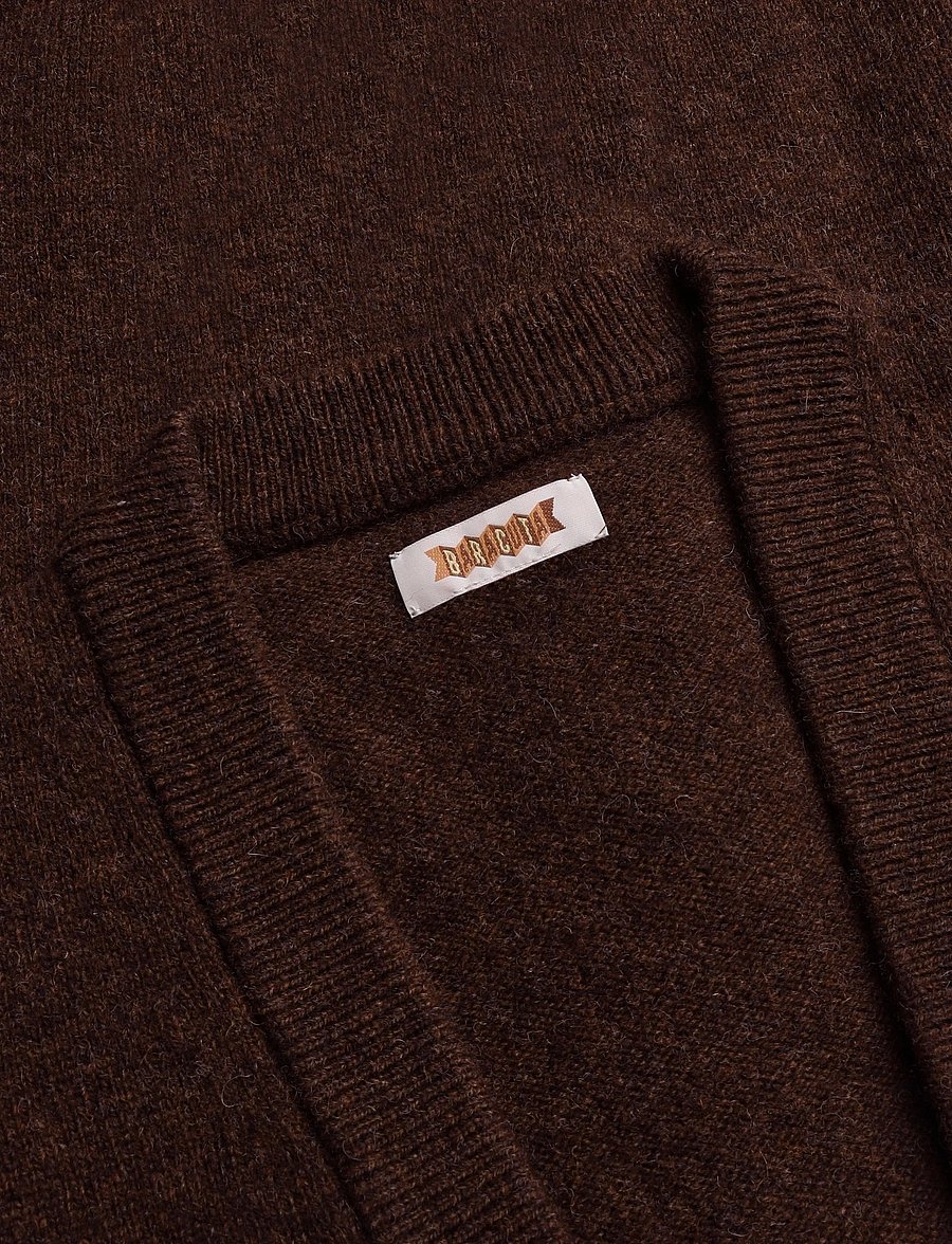 Baracuta - SHETLAND CARDIGAN - strickjacken - slate black - 2