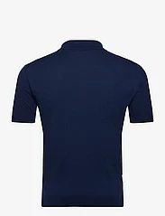 Baracuta - WAFFLE POLO SS - neulotut poolot - navy - 1