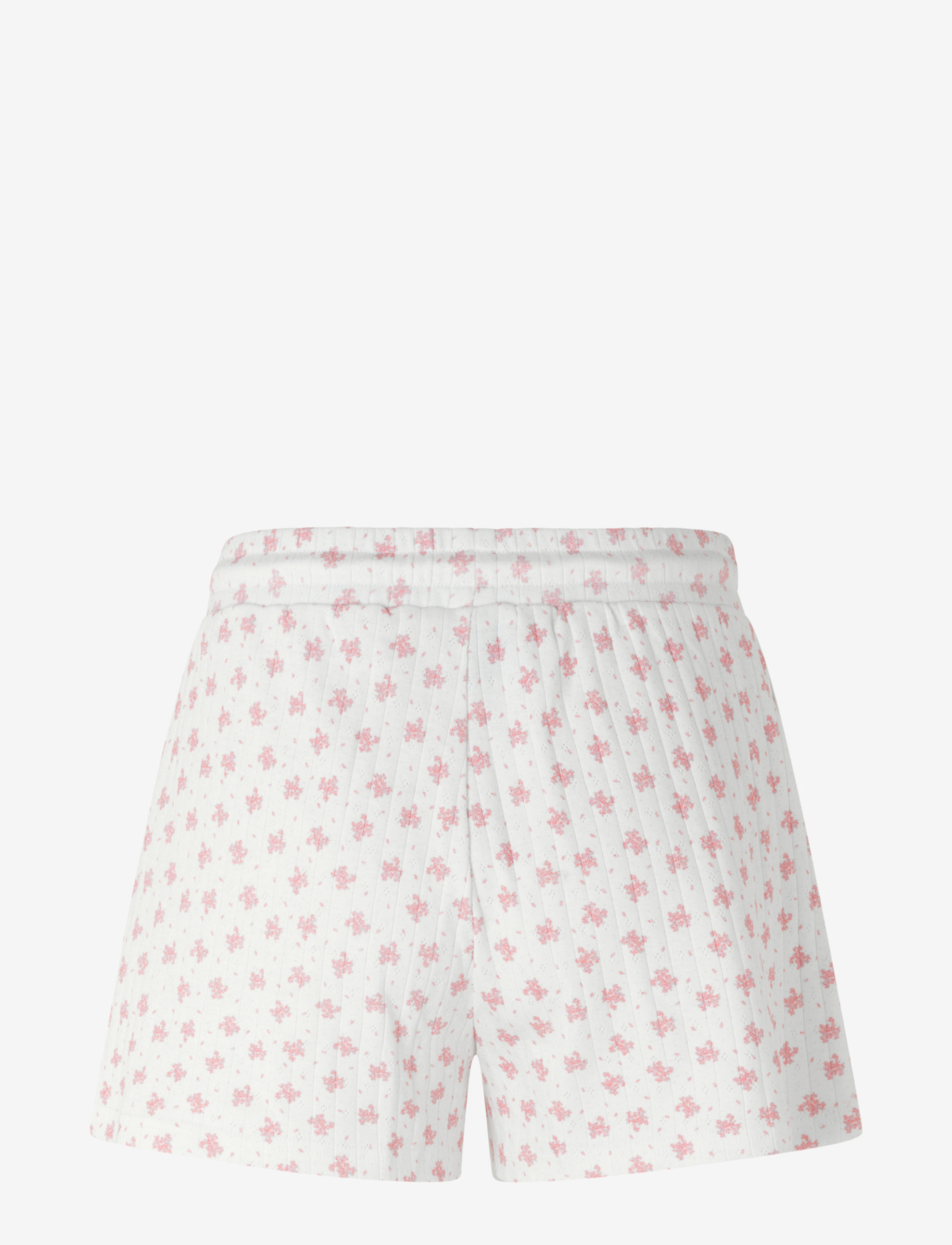 Barbara Kristoffersen by Rosemunde - Shorts - white w/ candt pink flower - 2