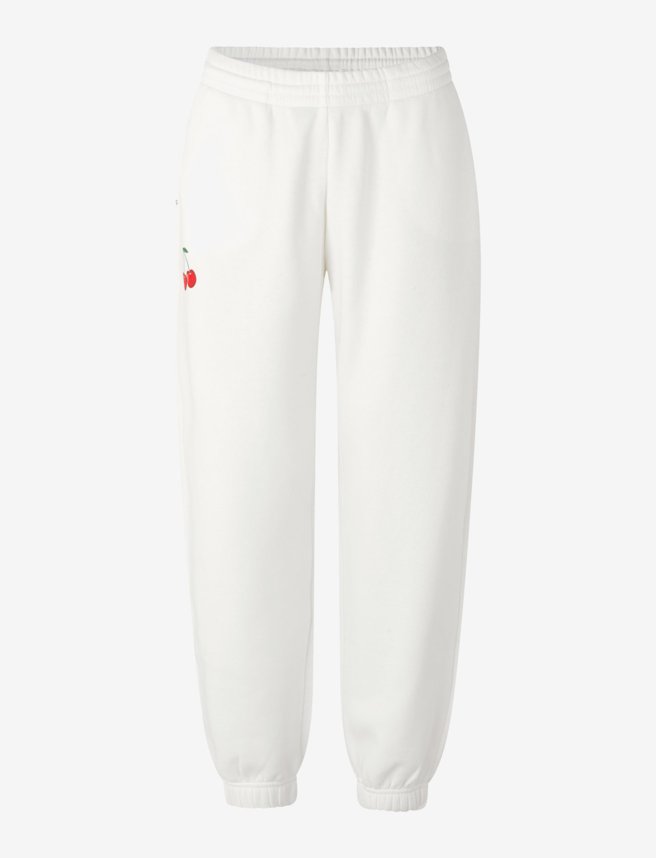 Barbara Kristoffersen by Rosemunde - Trousers - white w/ cherry print - 0