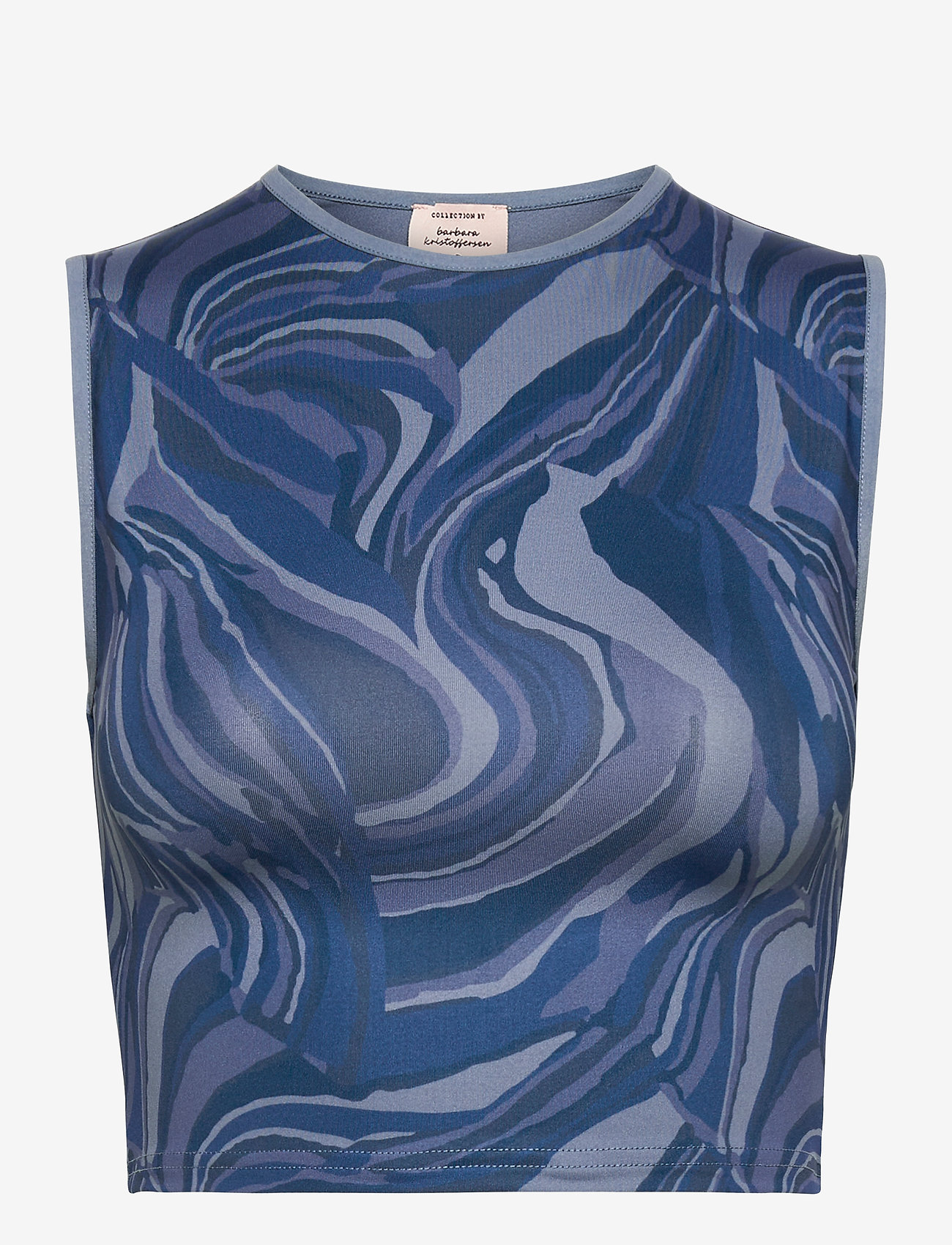 Barbara Kristoffersen by Rosemunde - Top - blue psychadelic print - 0