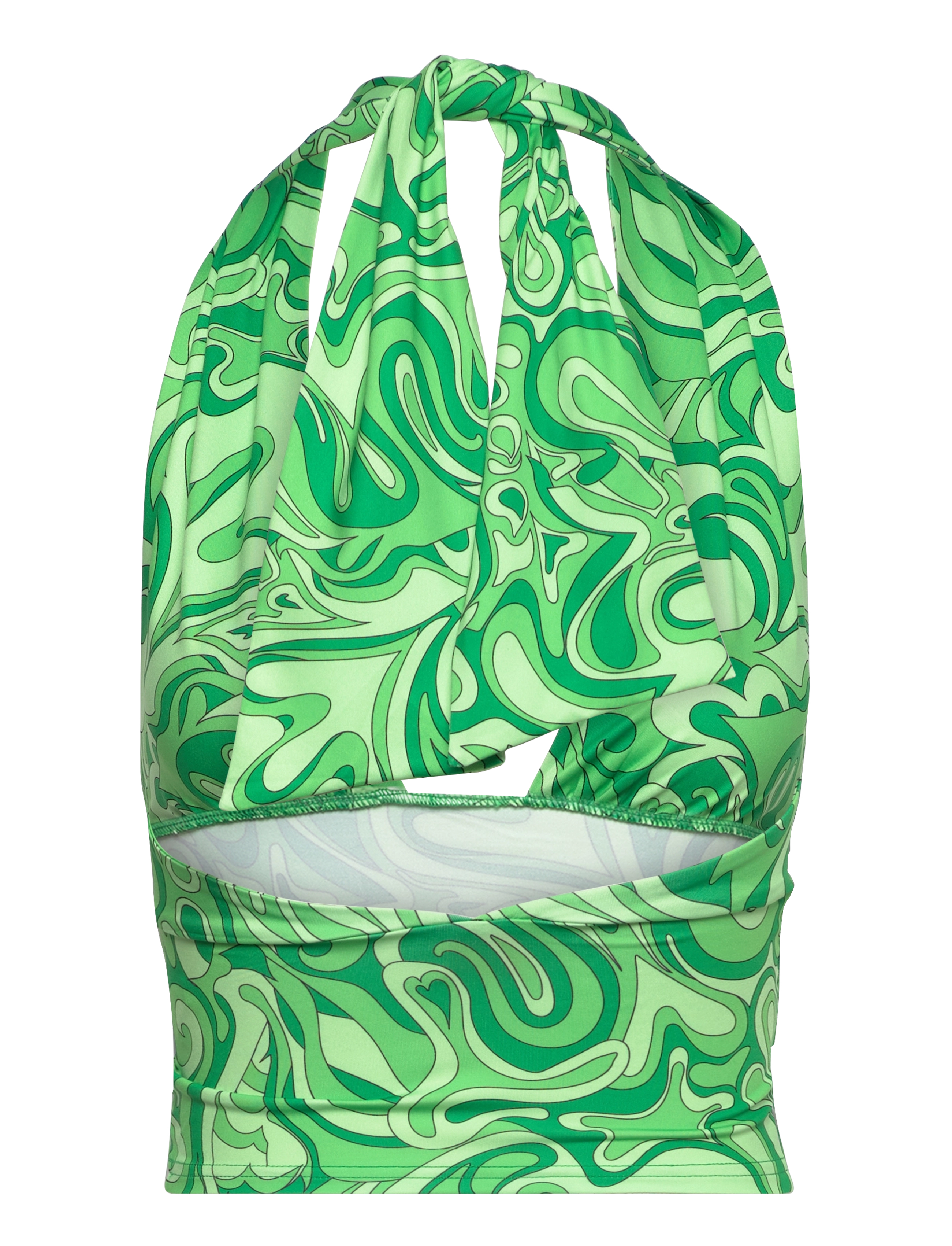Barbara Kristoffersen by Rosemunde - Top - portobello green print - 1