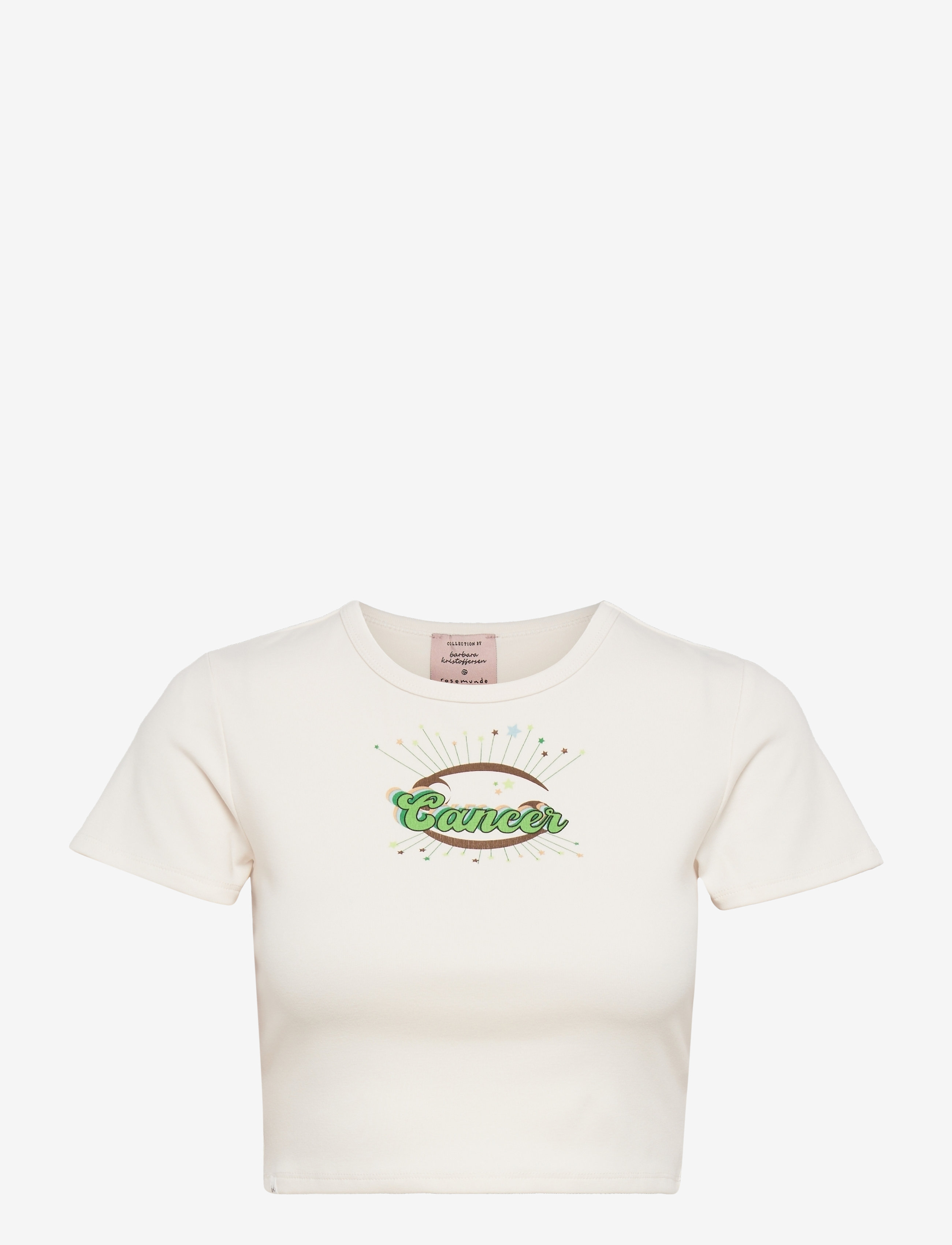 Barbara Kristoffersen by Rosemunde T-shirt ss - Barbara Kristoffersen by Rosemunde - CANCER PRINT / white