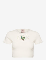 Barbara Kristoffersen by Rosemunde - T-shirt ss - crop tops - leo print - 0