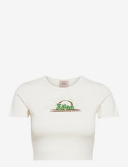 Barbara Kristoffersen by Rosemunde - T-shirt ss - crop tops - libra print - 0