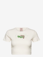 Barbara Kristoffersen by Rosemunde - T-shirt ss - crop tops - virgo print - 0