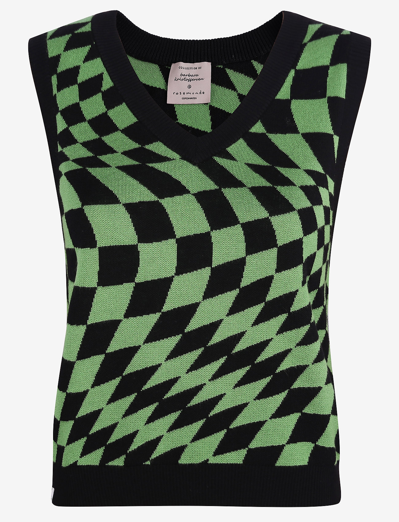 GREEN FRIEND CHECK PRINT