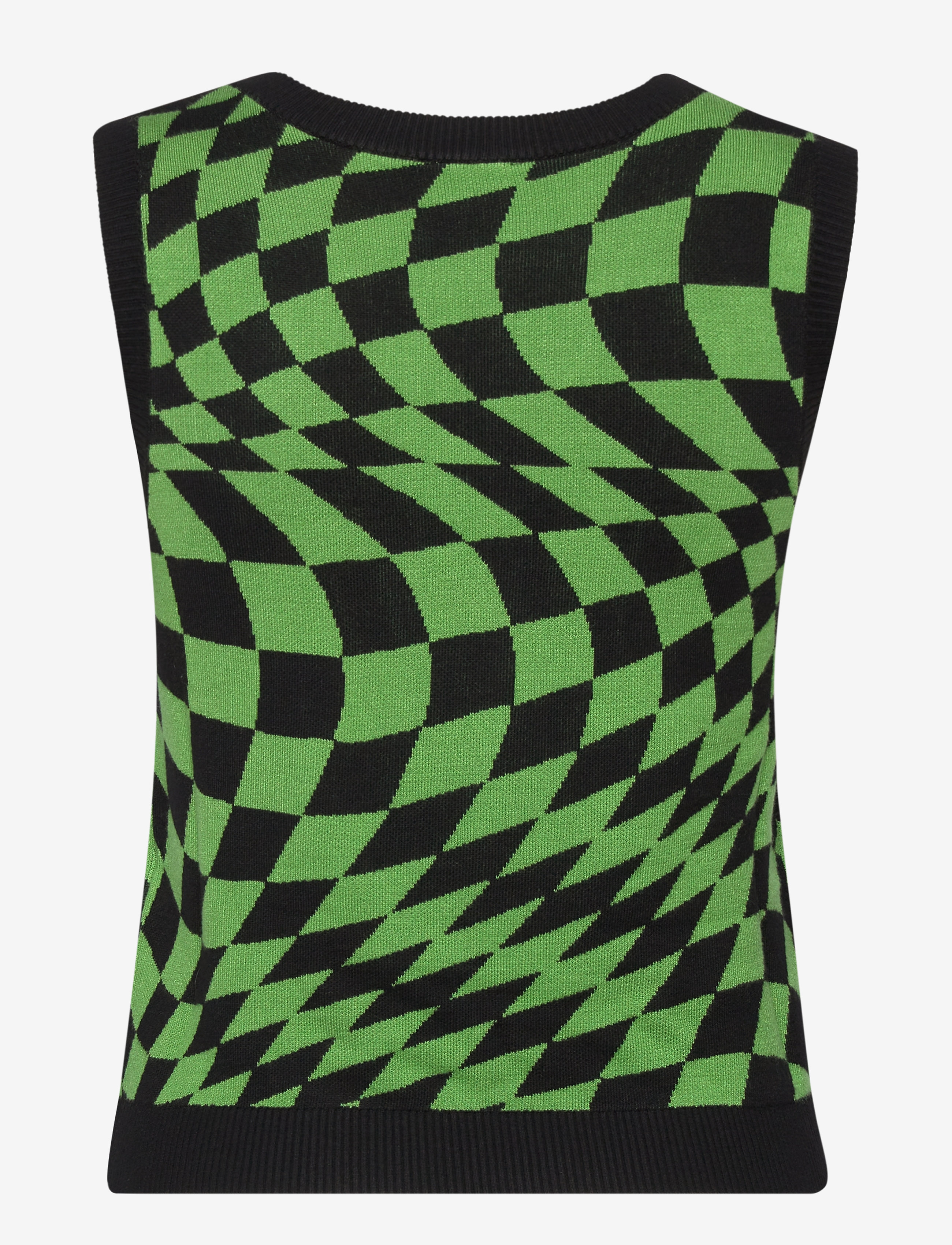 Barbara Kristoffersen by Rosemunde - Vest - green friend check print - 2