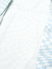 Barbara Kristoffersen by Rosemunde - Short jacket - vårjakker - blue swirl check print - 5