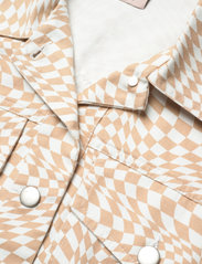 Barbara Kristoffersen by Rosemunde - Short jacket - forårsjakker - sand swirl check print - 3