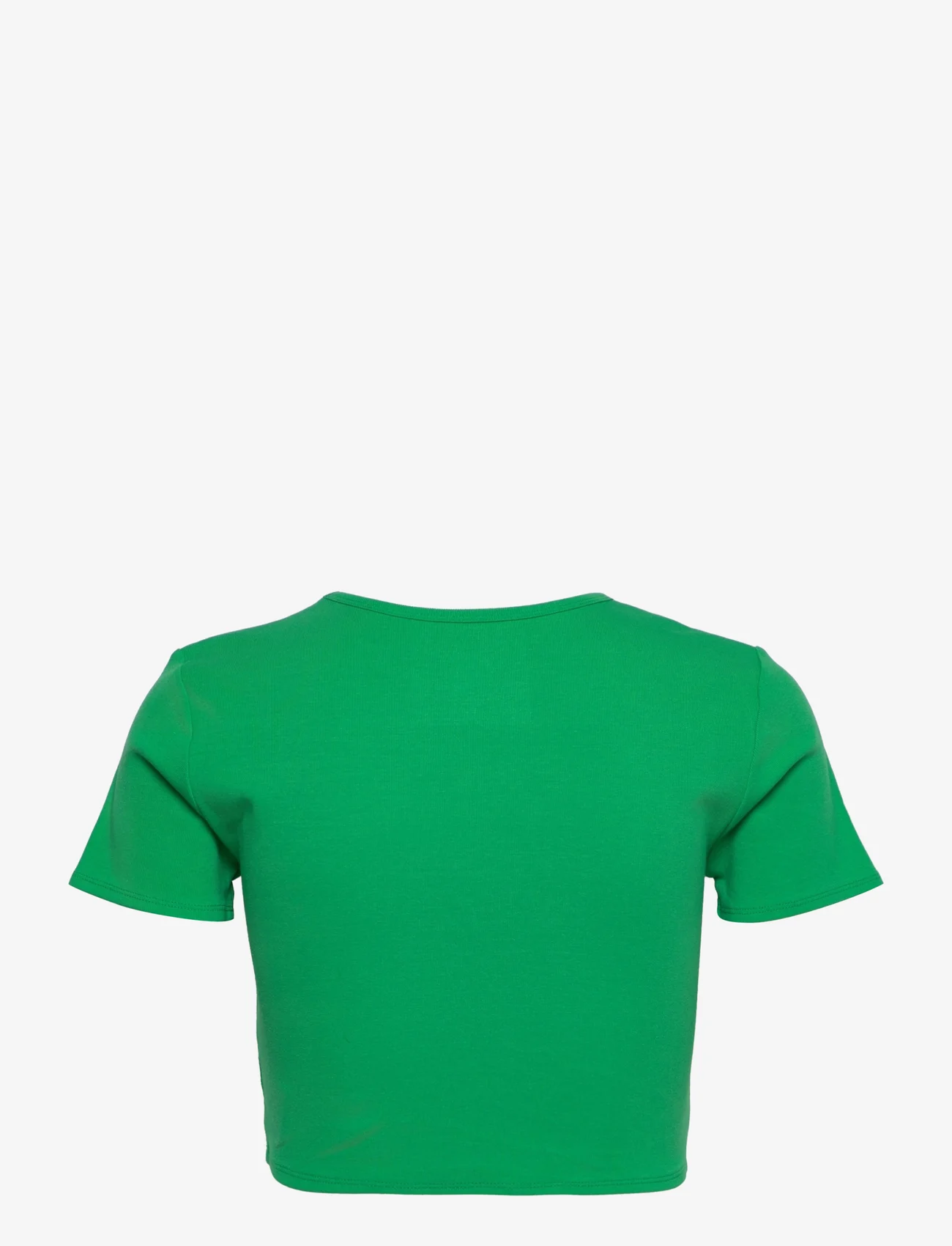 Barbara Kristoffersen by Rosemunde - T-shirt - crop tops - green bee - 1