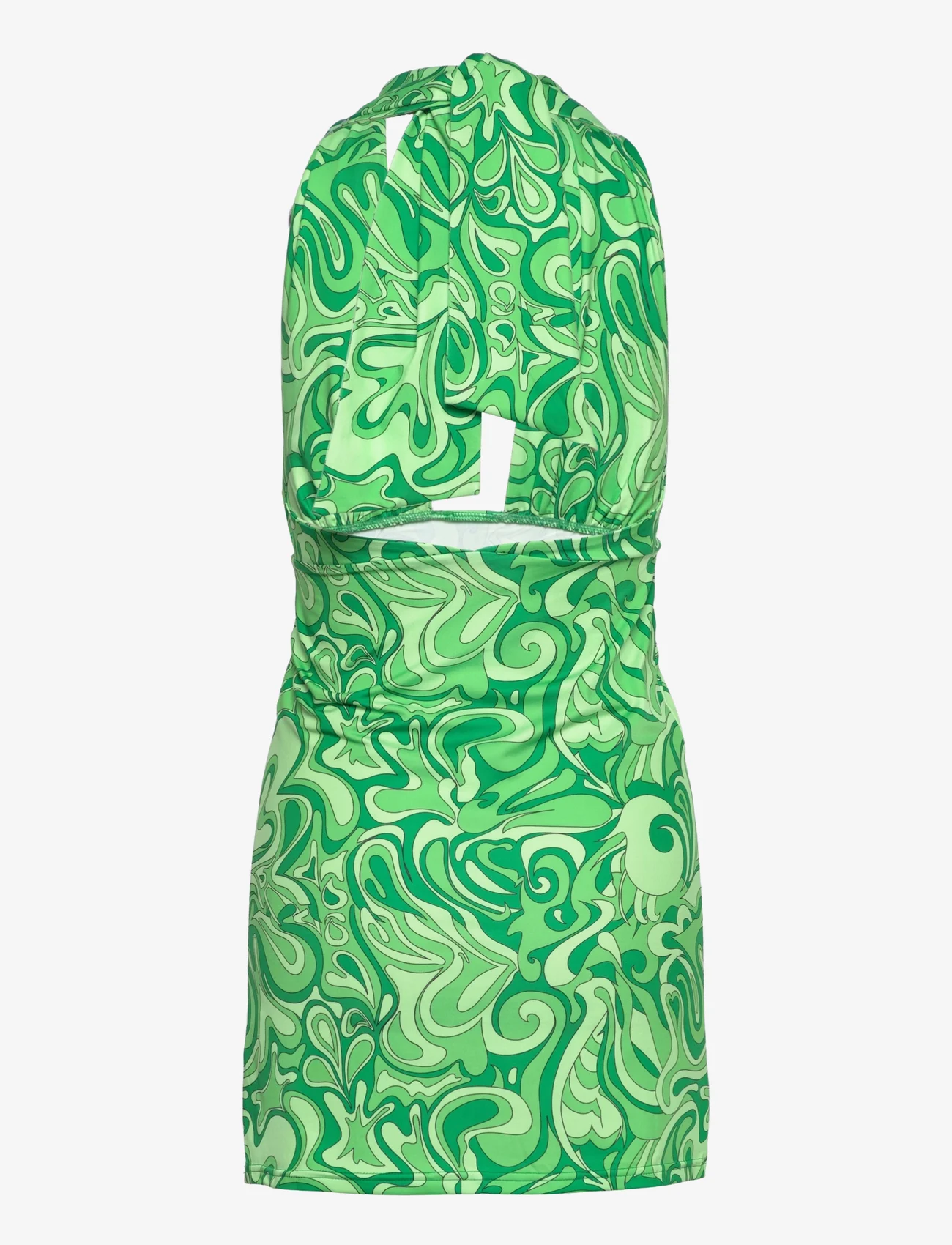 Barbara Kristoffersen by Rosemunde - Dress - bodycon jurken - portobello green print - 1