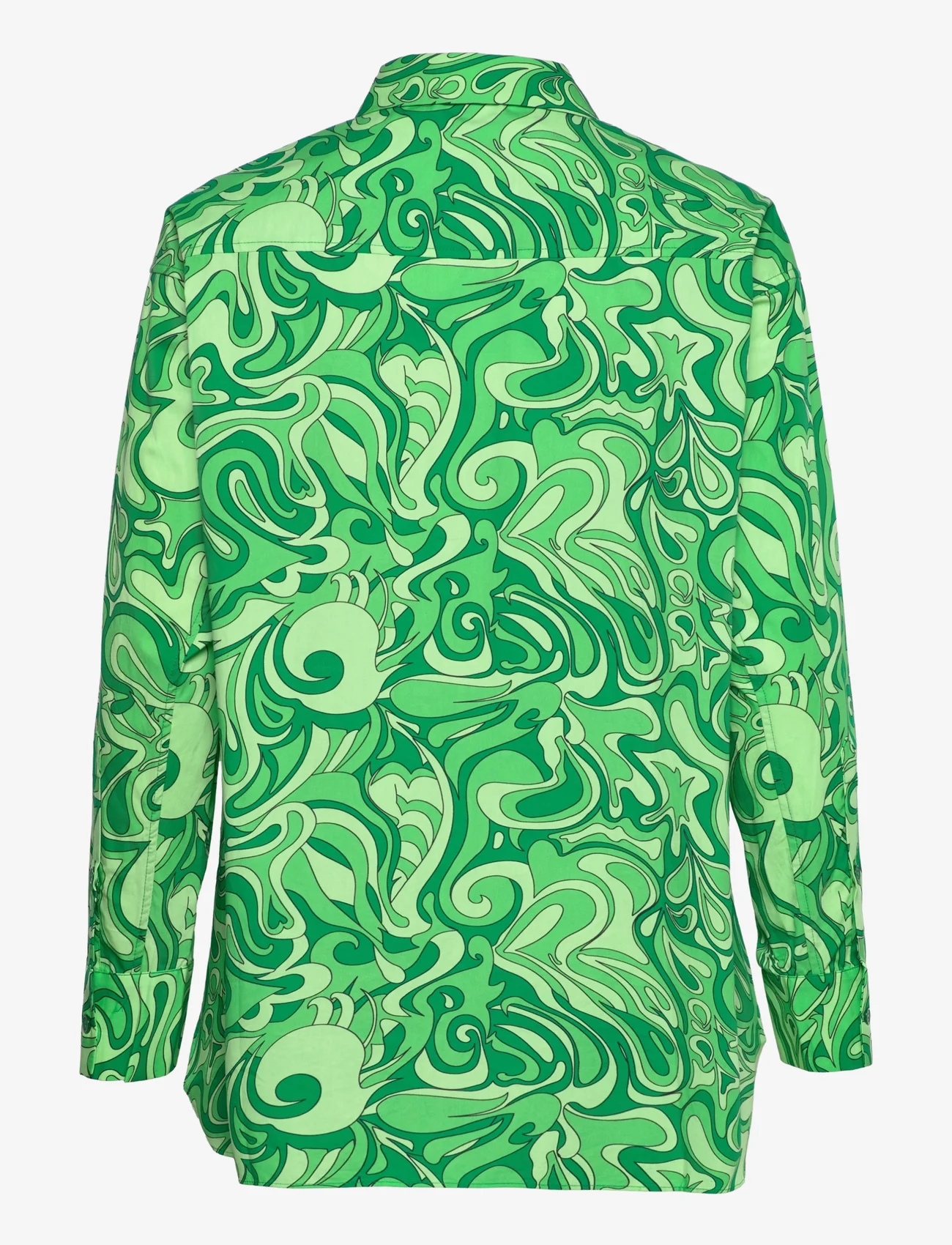Barbara Kristoffersen by Rosemunde - Shirt - langärmlige hemden - portobello green print - 1
