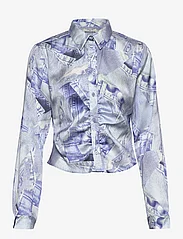 Barbara Kristoffersen by Rosemunde - Shirt - long-sleeved shirts - denim print - 0