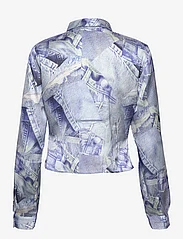Barbara Kristoffersen by Rosemunde - Shirt - pitkähihaiset paidat - denim print - 1