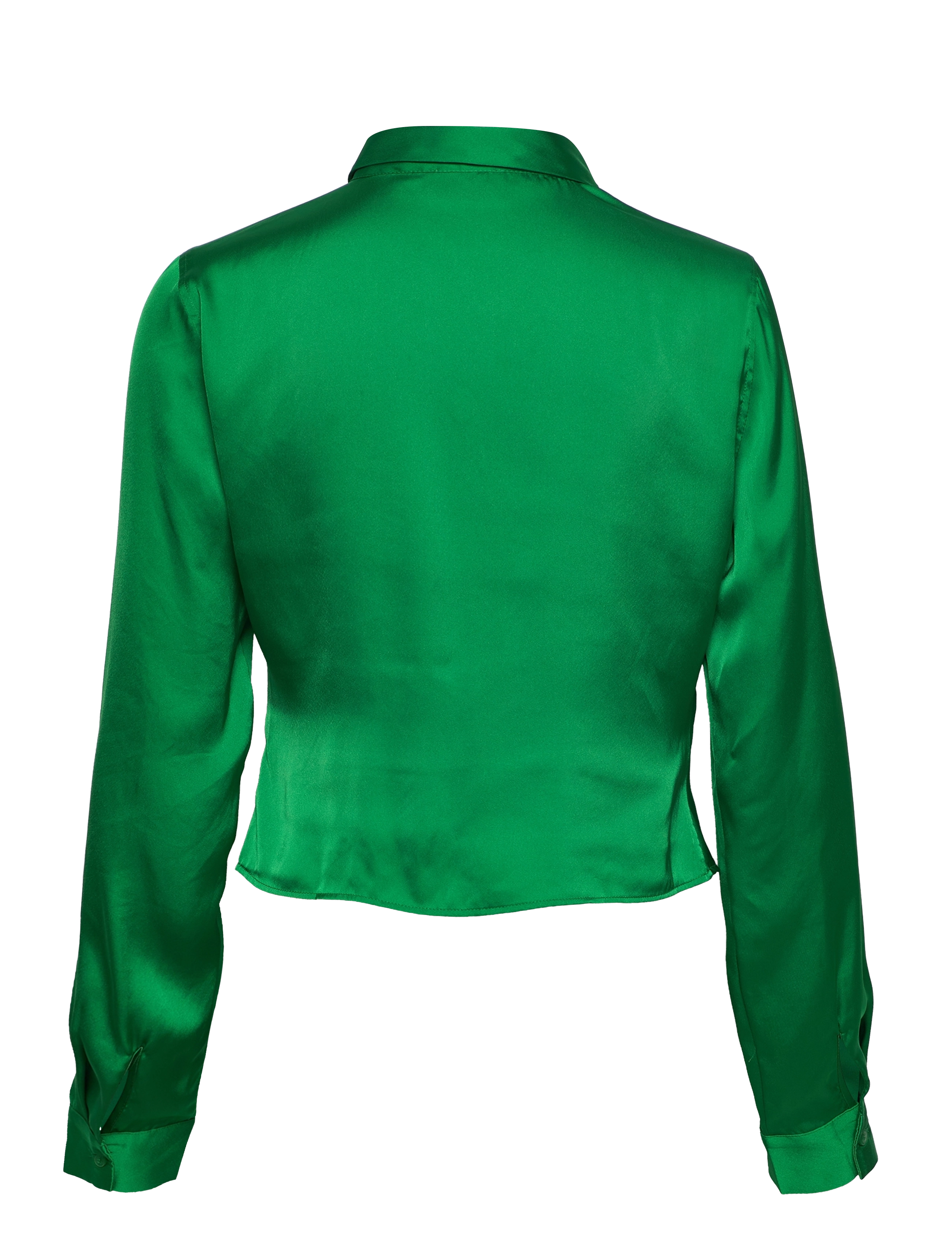 Barbara Kristoffersen by Rosemunde - Shirt - langærmede skjorter - green bee - 2