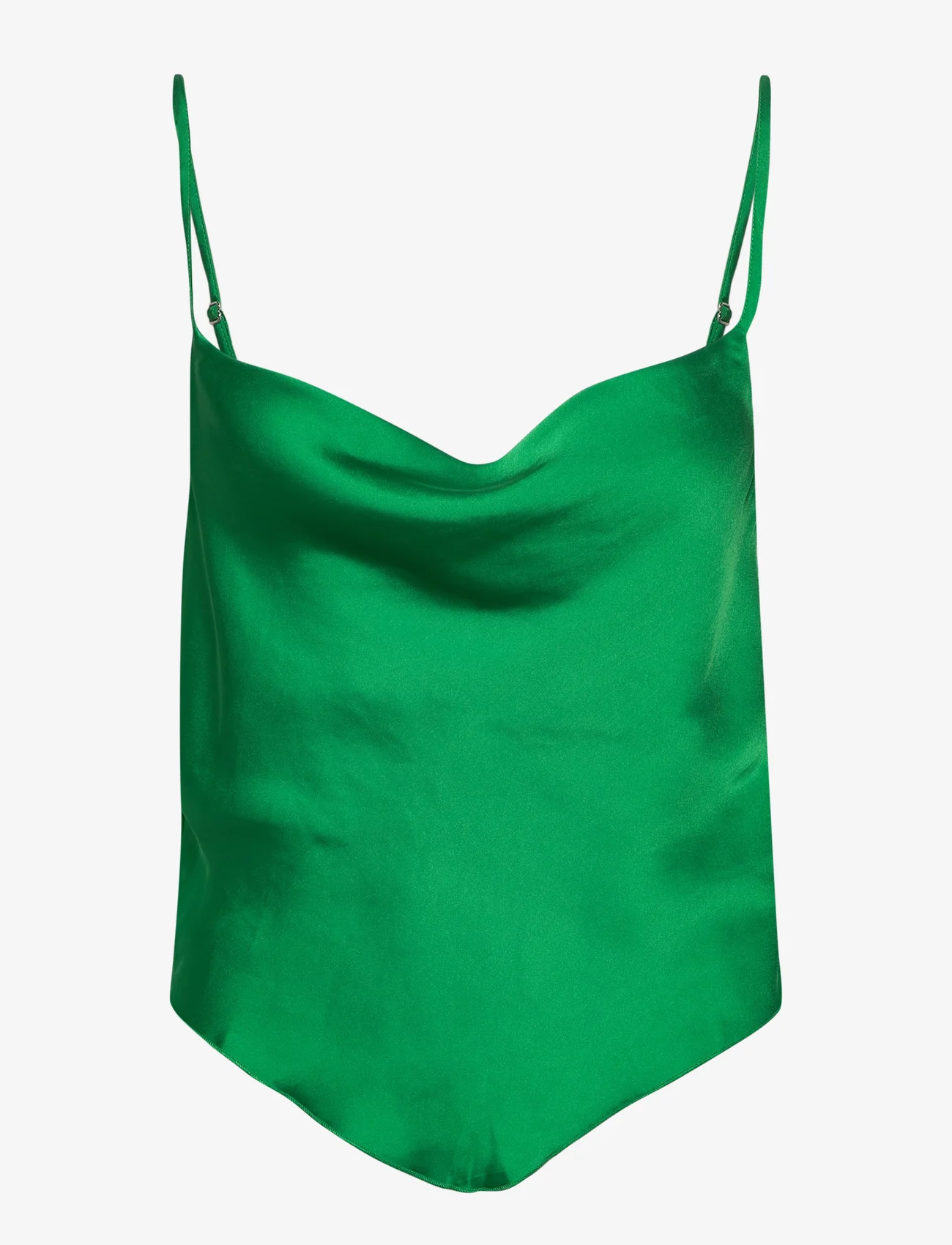 Barbara Kristoffersen by Rosemunde - Strap top - sleeveless blouses - green bee - 0