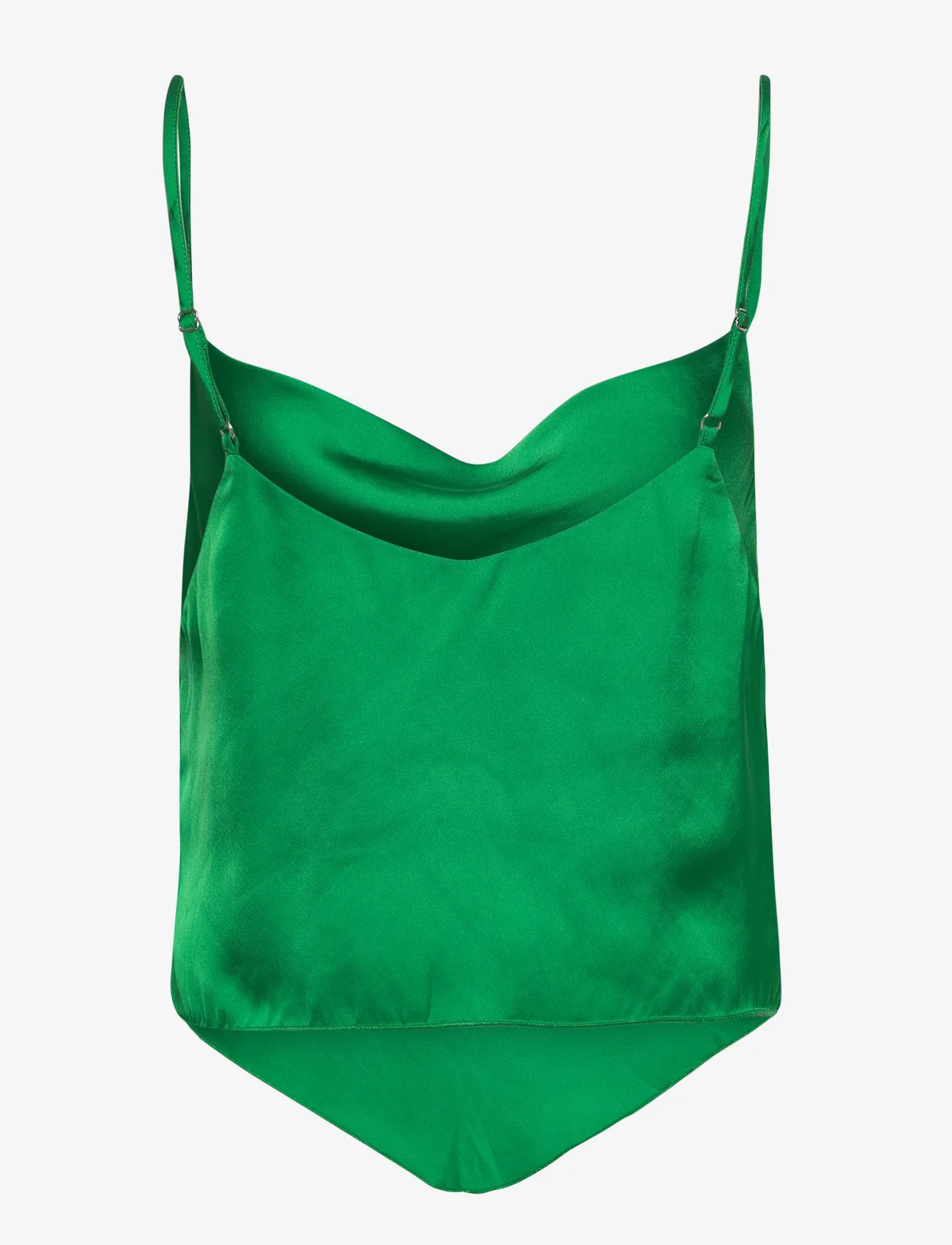 Barbara Kristoffersen by Rosemunde - Strap top - sleeveless blouses - green bee - 1