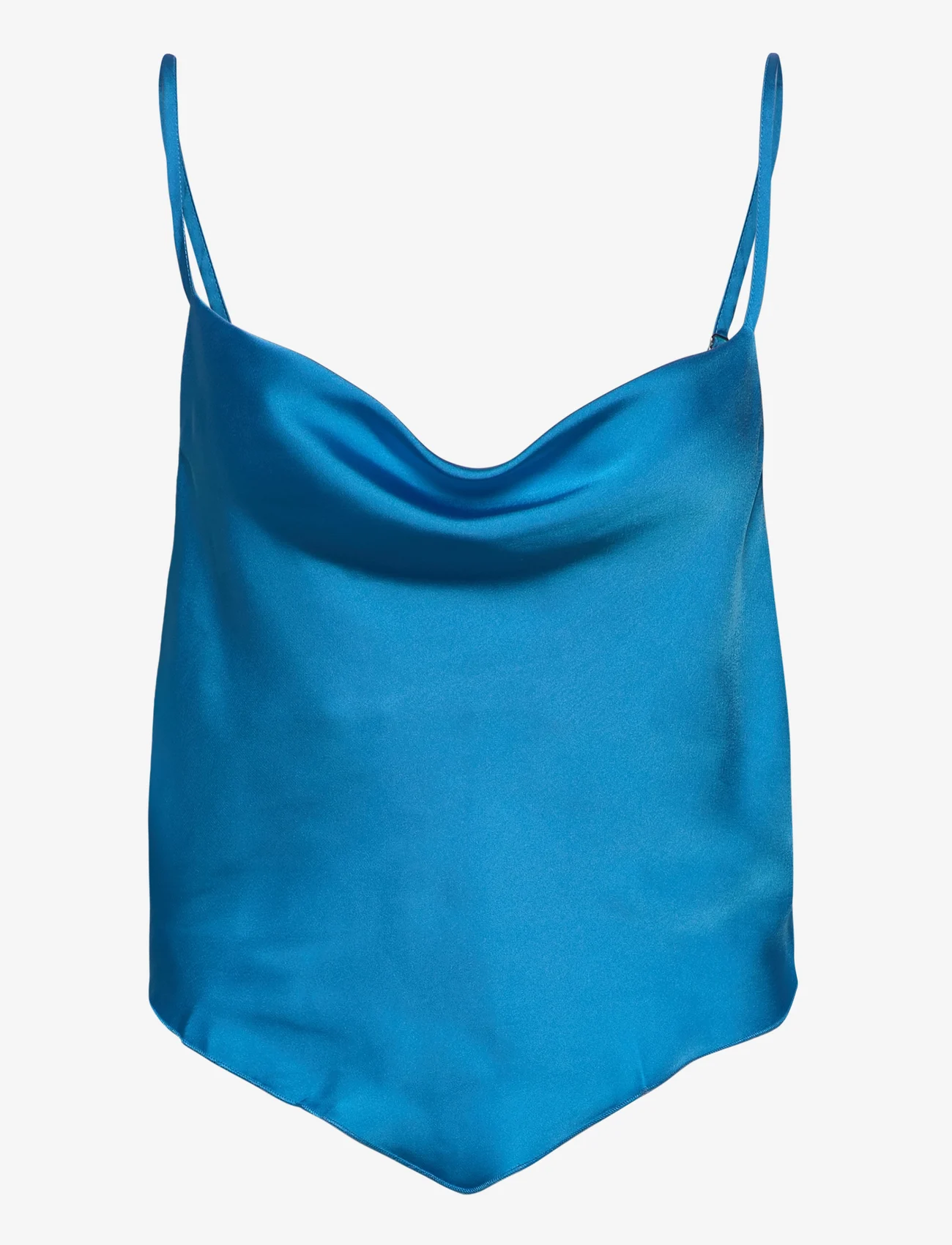 Barbara Kristoffersen by Rosemunde - Strap top - sleeveless blouses - malibu blue - 0
