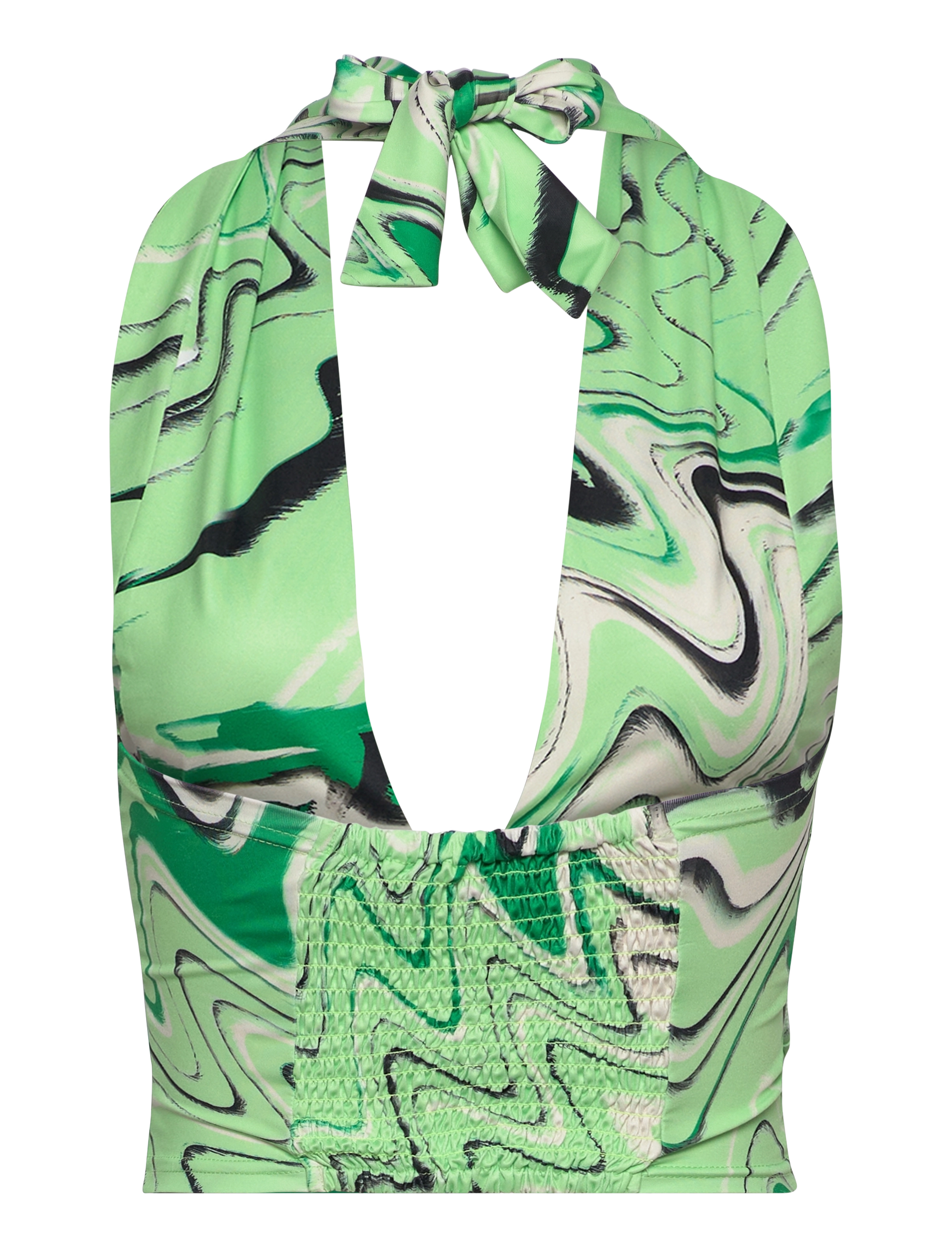 Barbara Kristoffersen by Rosemunde - Top - green animal print - 2