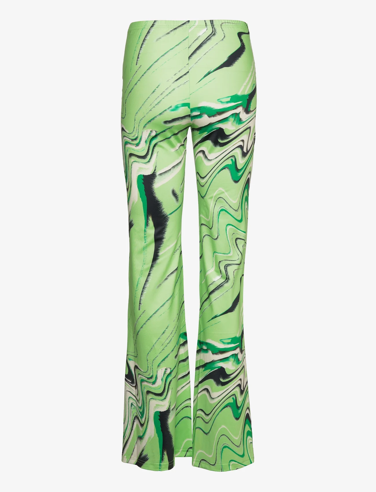 Barbara Kristoffersen by Rosemunde - Trousers - naised - green animal print - 1