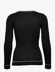 Barbara Kristoffersen by Rosemunde - Blouse LS - t-shirts met lange mouwen - black - 1