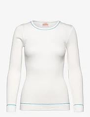Barbara Kristoffersen by Rosemunde - Blouse LS - t-shirts met lange mouwen - ivory - 0