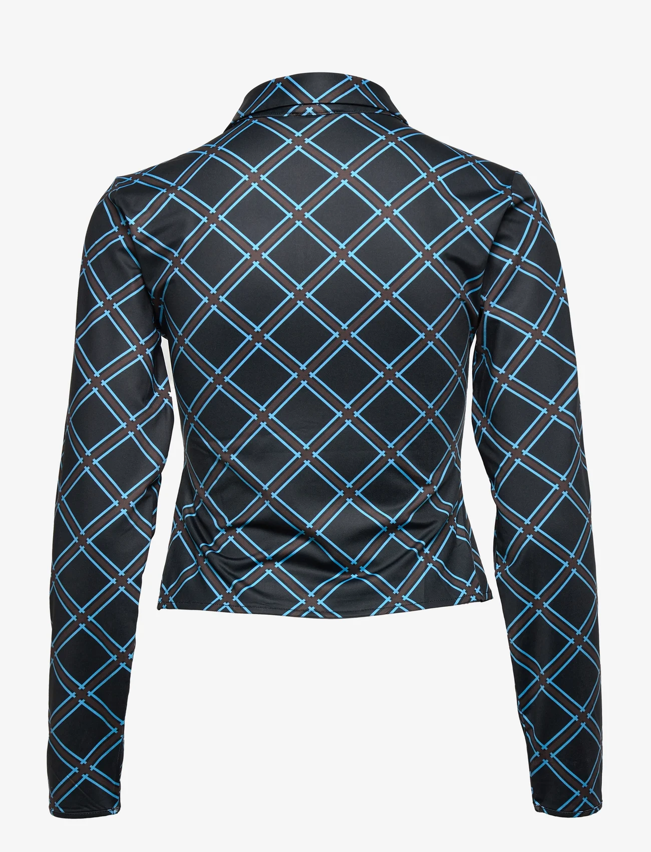 Barbara Kristoffersen by Rosemunde - Shirt LS - langærmede skjorter - black check print - 1
