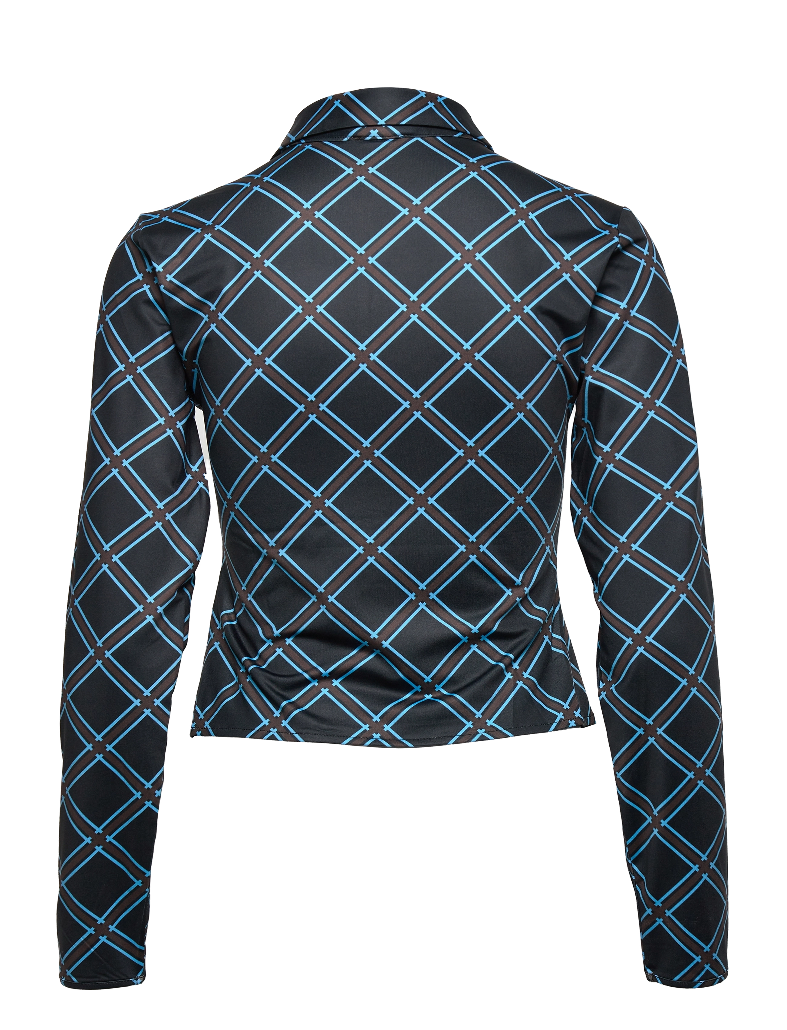 Barbara Kristoffersen by Rosemunde - Shirt LS - langærmede skjorter - black check print - 1