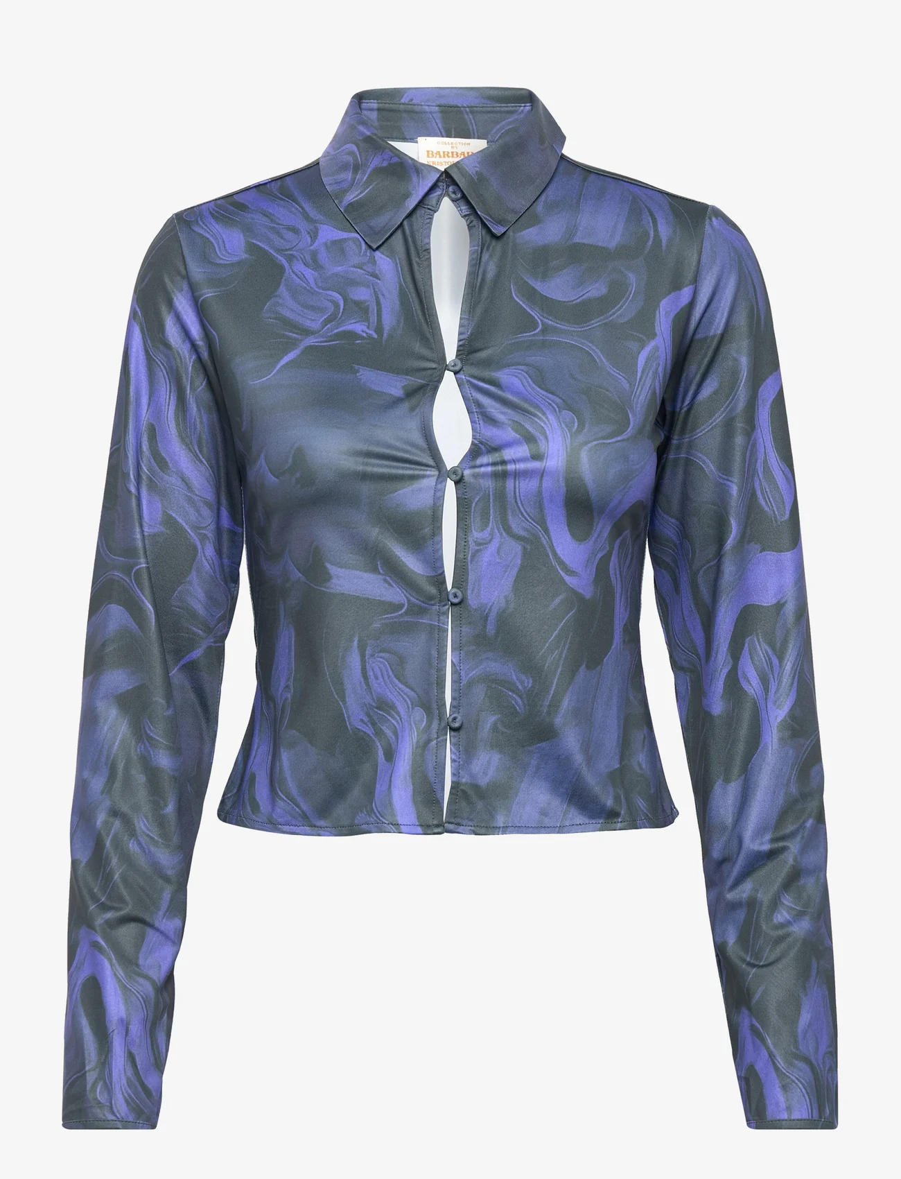 Barbara Kristoffersen by Rosemunde - Shirt LS - pitkähihaiset paidat - splash print - 0